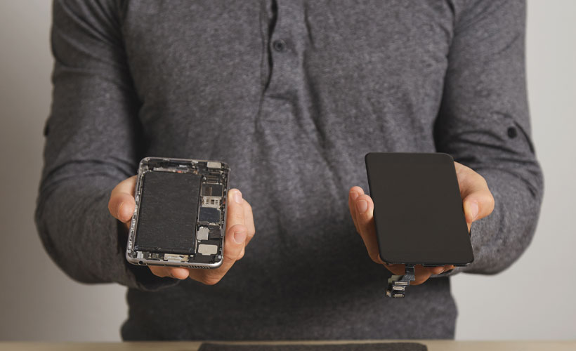 Displayqualitäten bei iPhone Reparaturen